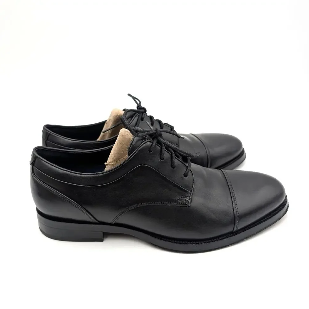 Cole Haan Carnegie Cap Toe Oxford Shoes Lace-Up Men's Black Size US9M EU42